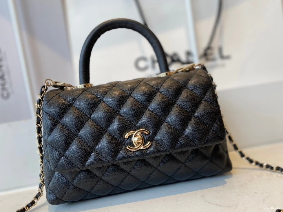 Firstbag Ru TOP FLAP WITH HANDLE CHANEL BAG 0710